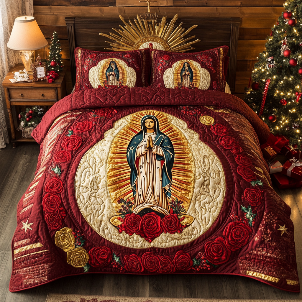 Mother Mary Rose DAI231124095 Quilt Bedding Set