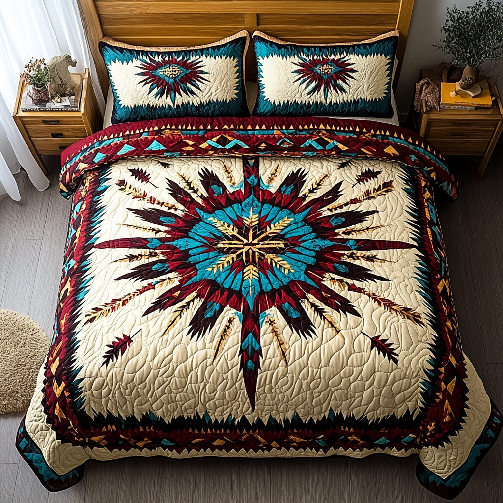 Native American TAI201124089 Quilt Bedding Set