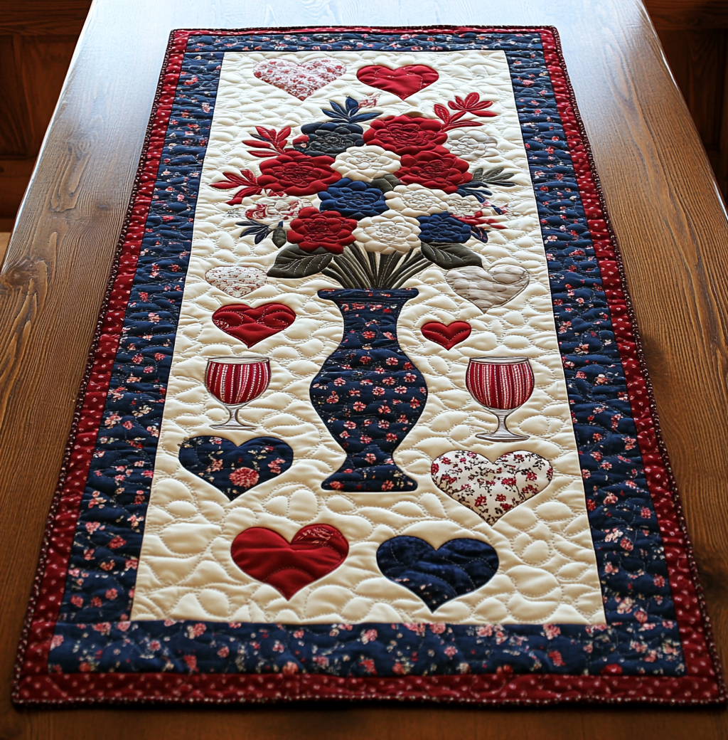 Patriotic DAI110225383 Quilted Table Runner