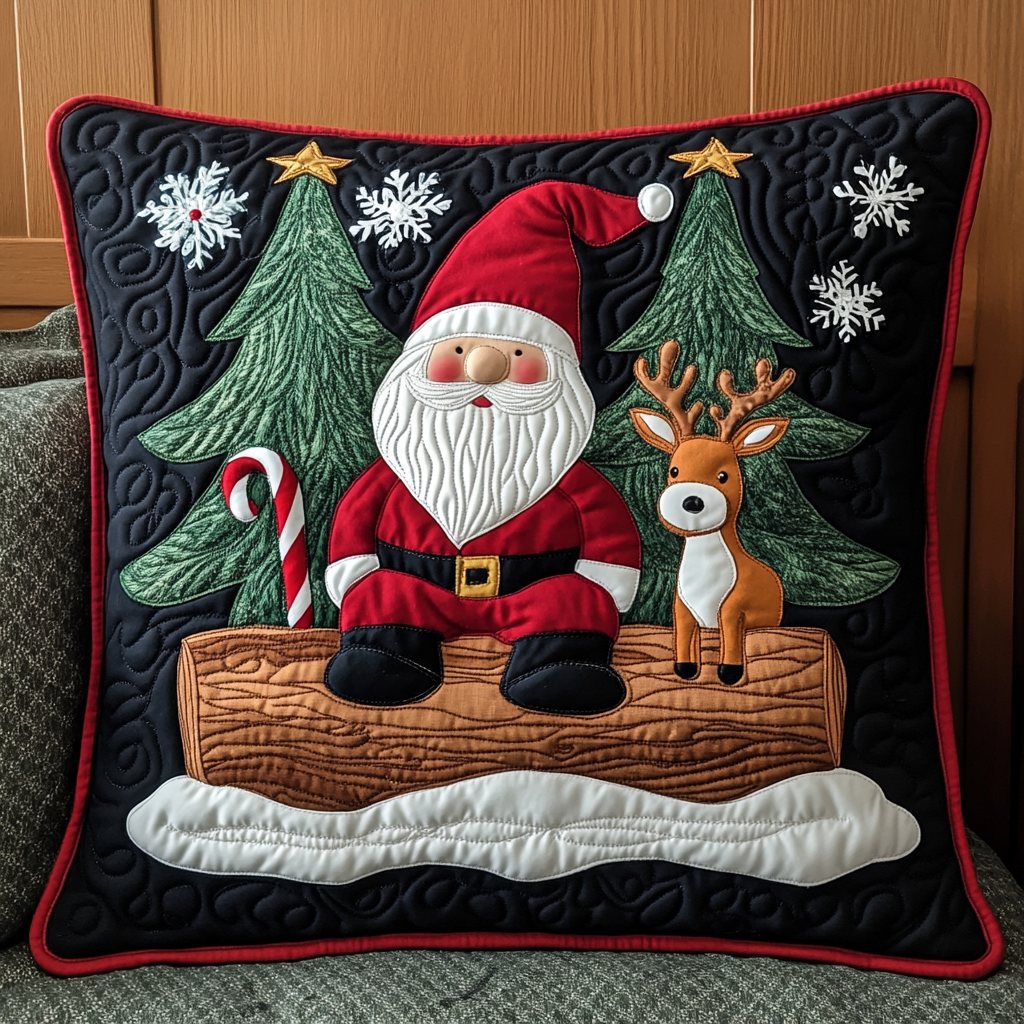 Royal Santa Quilted Pillow Case NCU0DQQ096