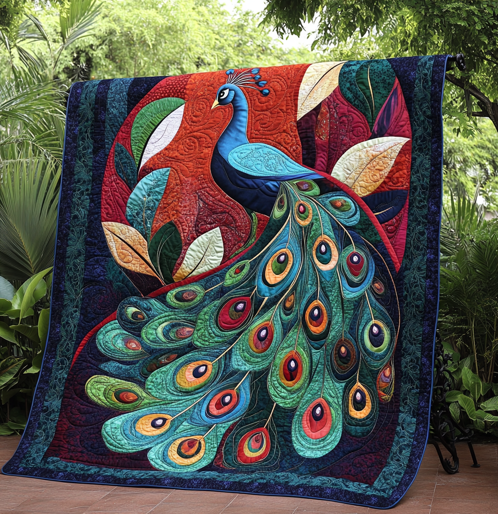 Peacock DAI190225017 Quilt Blanket
