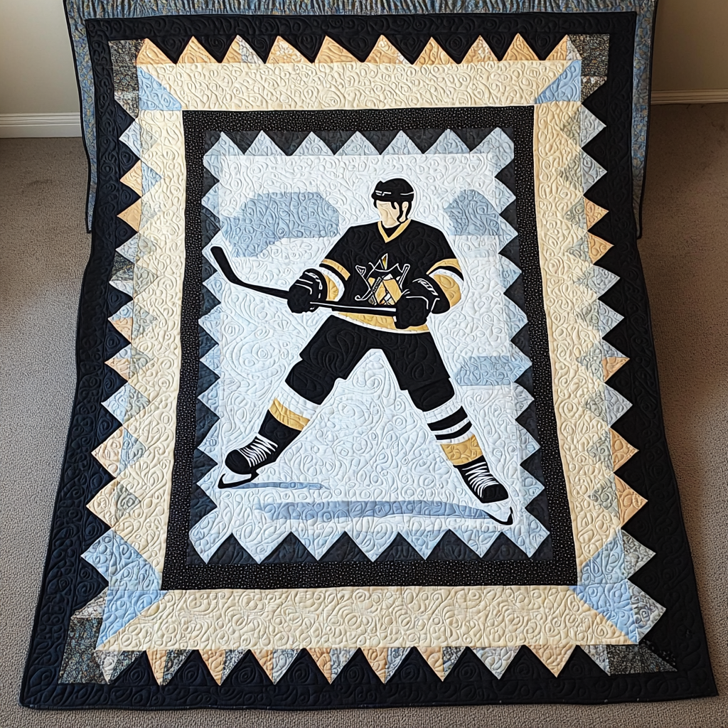 Ice Hockey DAI110225041 Quilt Blanket