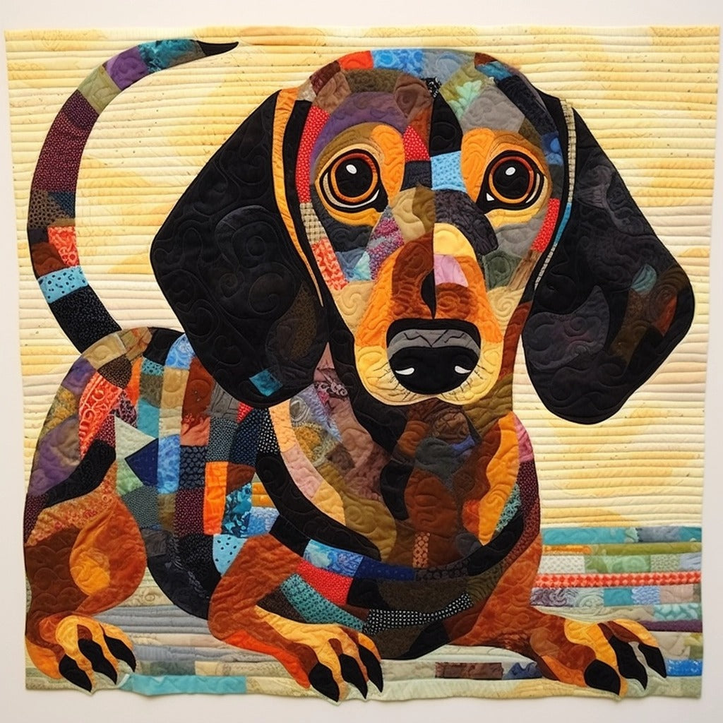 Colorful Dachshund BL07112323 Quilt Blanket