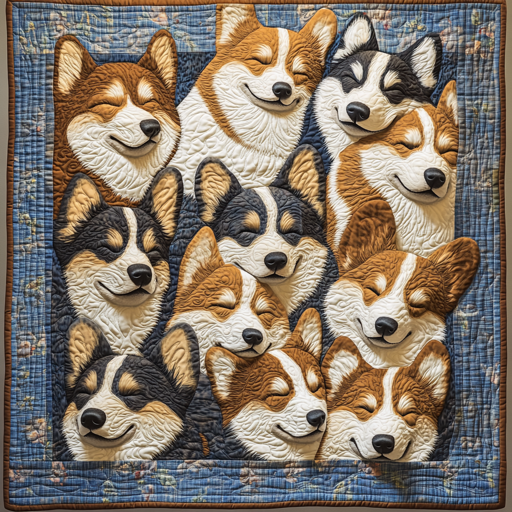 Corgi TAI041124047 Quilt Blanket