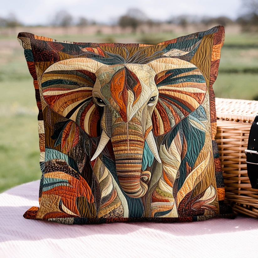 Elephant NTA281024326 Quilted Pillow Case