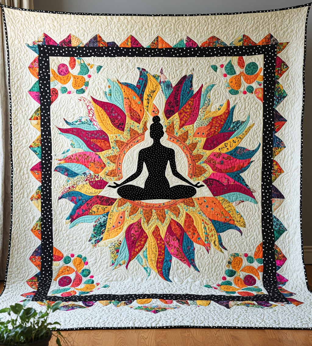Mandala Meditation DAI311024394 Quilt Blanket