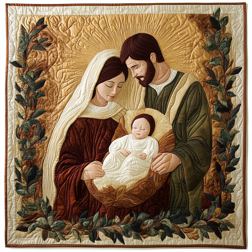 Nativity Scene TAI041124064 Quilt Blanket
