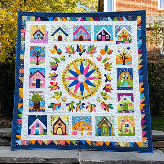 Houses DAI110225059 Quilt Blanket
