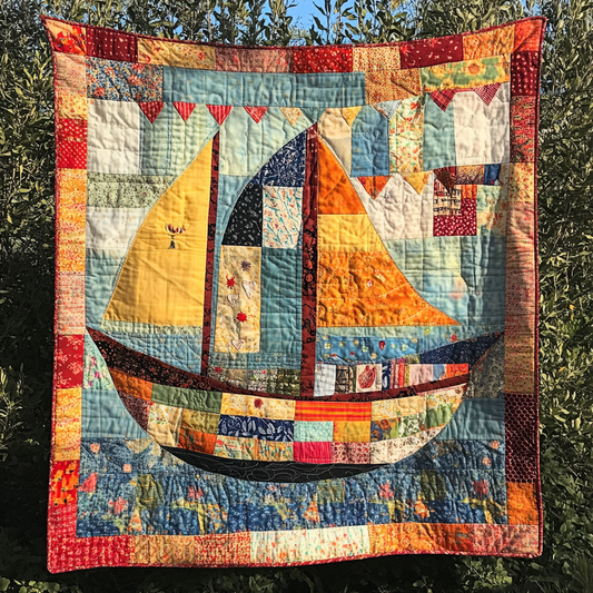 Boat DAI25102487 Quilt Blanket