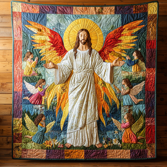 Jesus Christ DAI111124483 Quilt Blanket