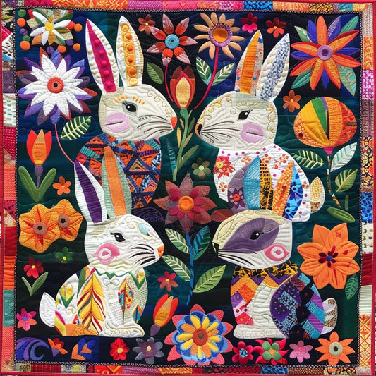 Bunny TAI060324169 Quilted Placemats