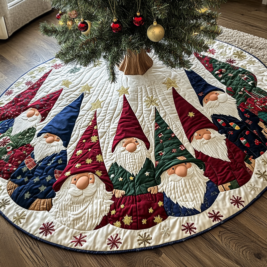 Christmas Gnome TAI021024073 Quilted Tree Skirt