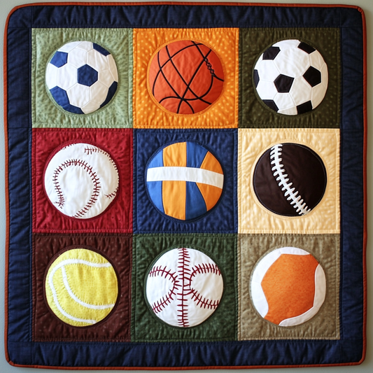 Sport Balls DAI040225008 Quilt Blanket