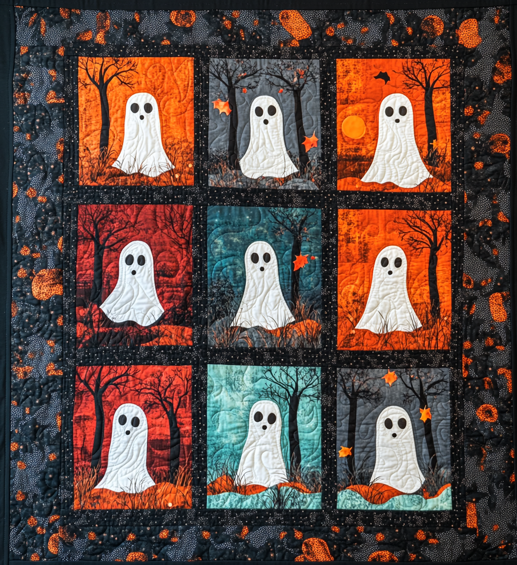 Ghost DAI281124107 Quilt Blanket