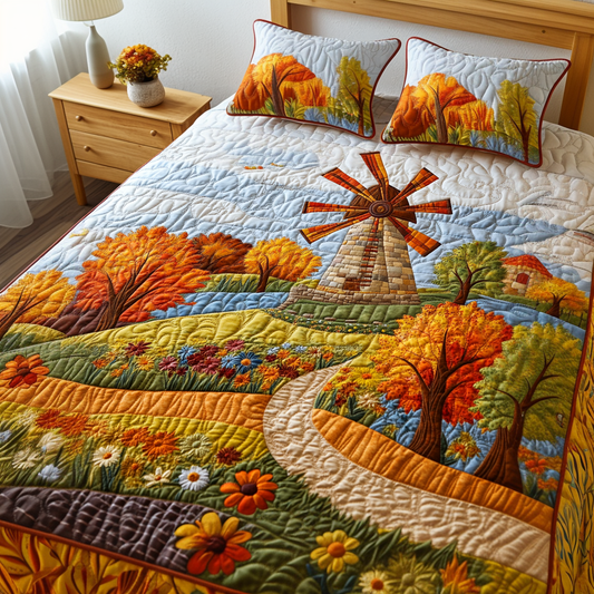 Windmill Field DAI150125287 Quilt Bedding Set