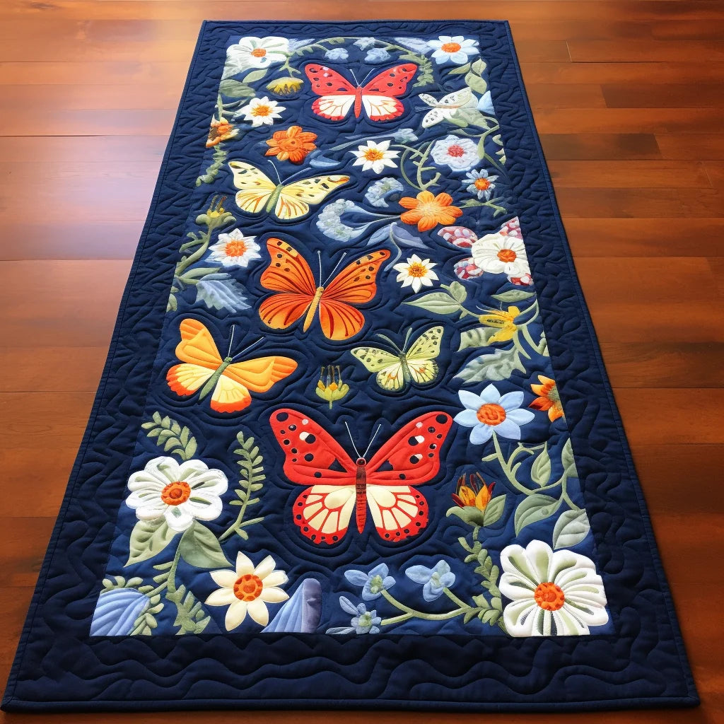 Butterfly TAI24112312 Quilted Table Runner