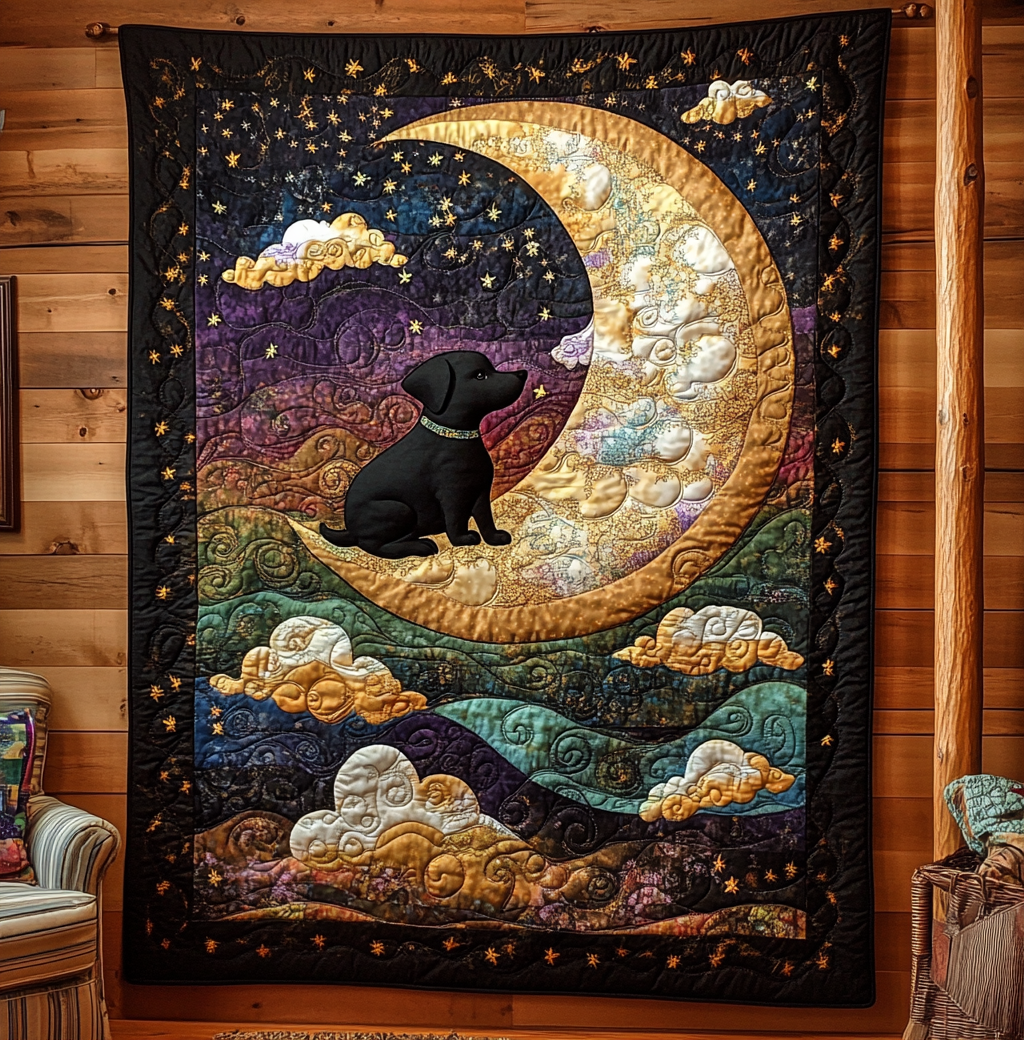 Celestial Dog DAI090125173 Quilt Blanket