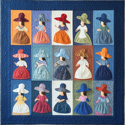 Sunbonnet Sue DAI040924251 Quilt Blanket