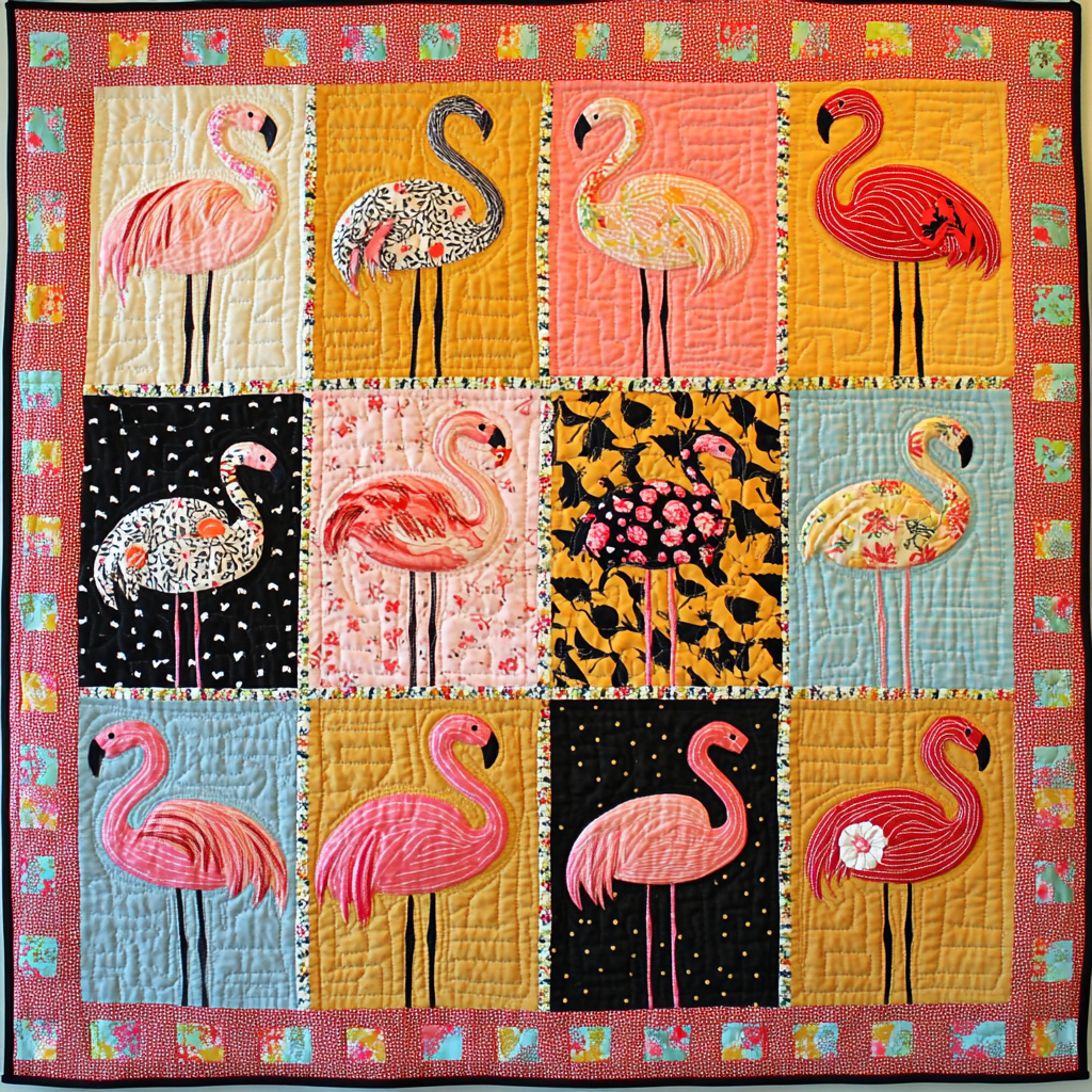 Flamingo DAI130824027 Quilt Blanket