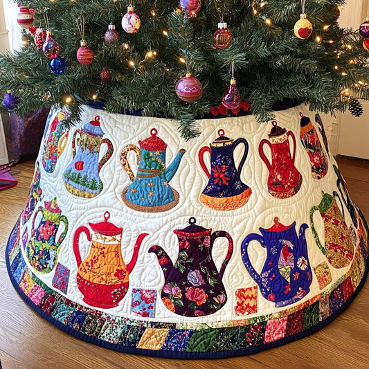 Teapot TAI041024022 Quilted Tree Skirt