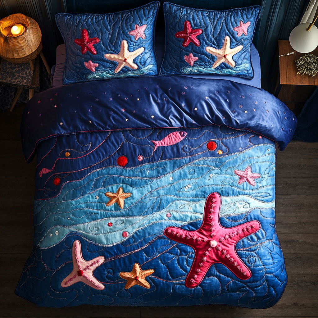 Starfish DAI200125003 Quilt Bedding Set