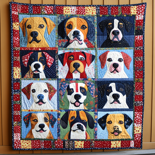 Boxer Dog TAI01102410 Quilt Blanket