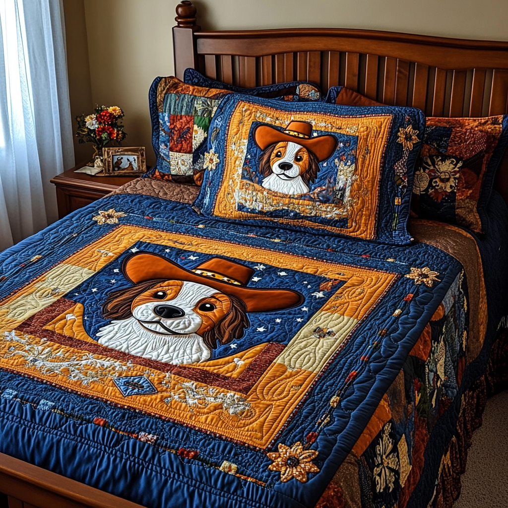 Cowboy Cavalier DAI241224229 Quilt Bedding Set