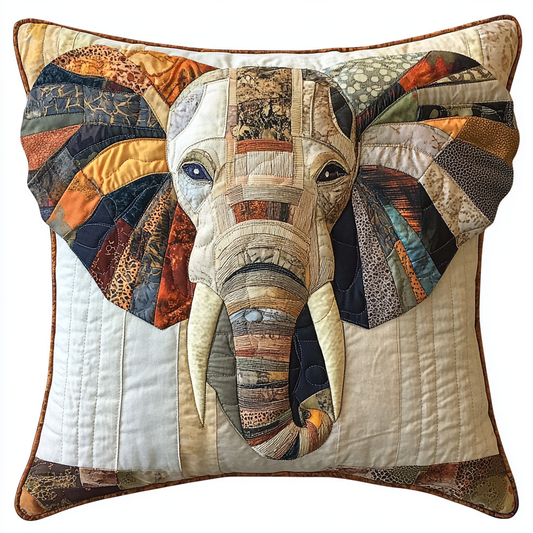 Elephant TAI181024411 Quilted Pillow Case