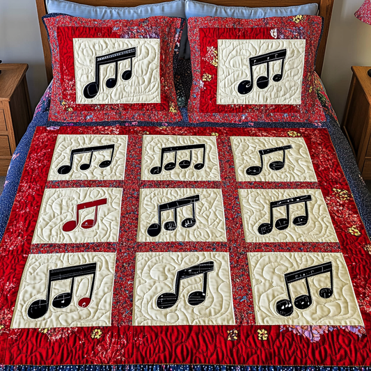 Music Note DAI110225172 Quilt Bedding Set