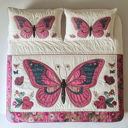 Butterfly TAI080824124 Quilt Bedding Set