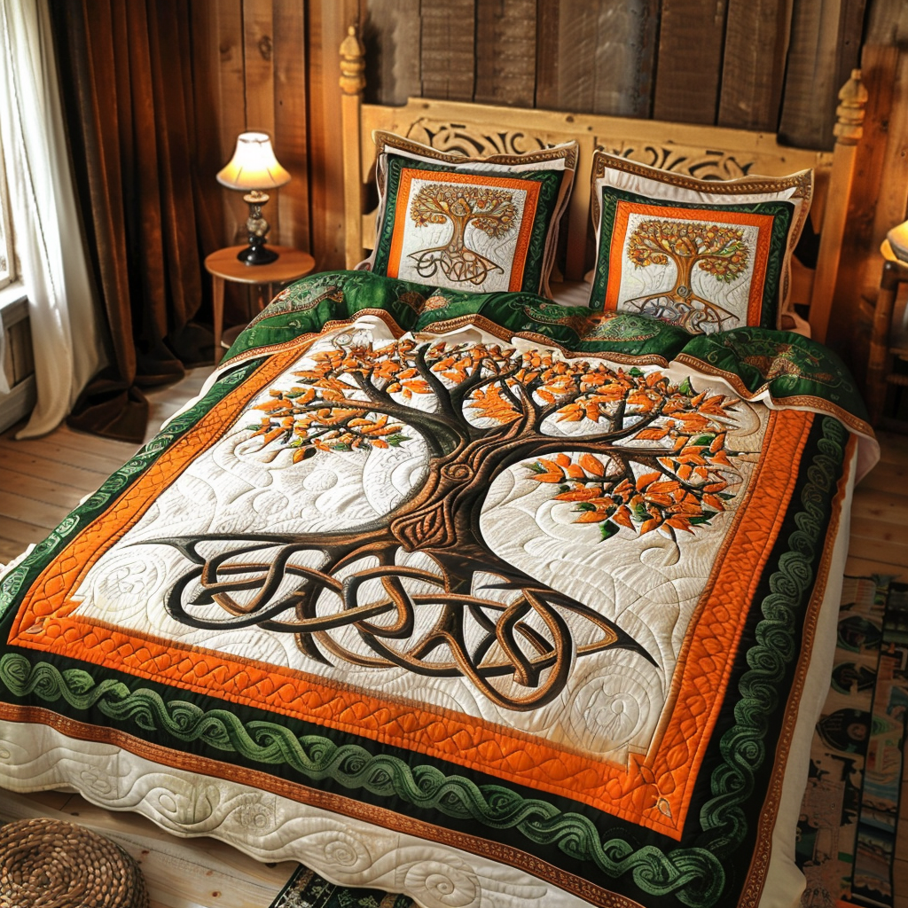 Tree Of Life TAI100724072 Quilt Bedding Set