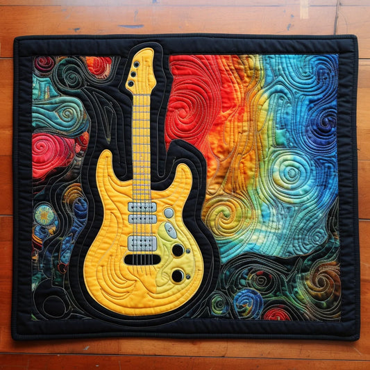 Guitar TAI07122364 Quilted Placemats