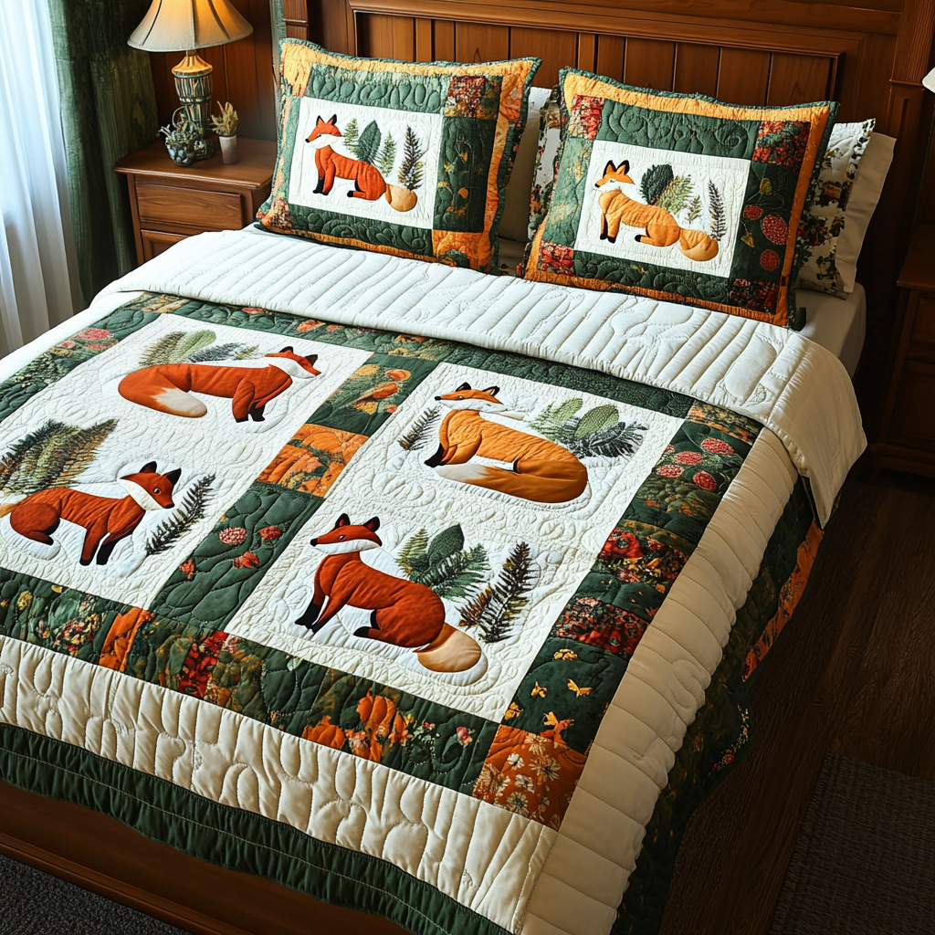 Fox DAI281124161 Quilt Bedding Set