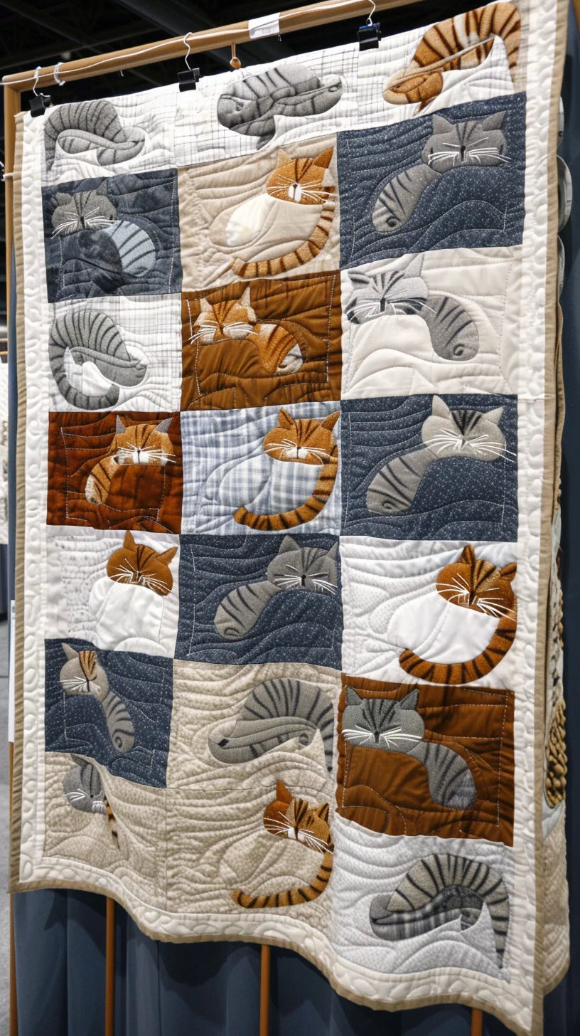 Cat TAI030524030 Quilt Blanket