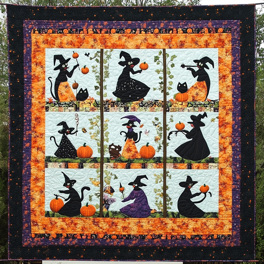 Halloween Witches TAI040924281 Quilt Blanket