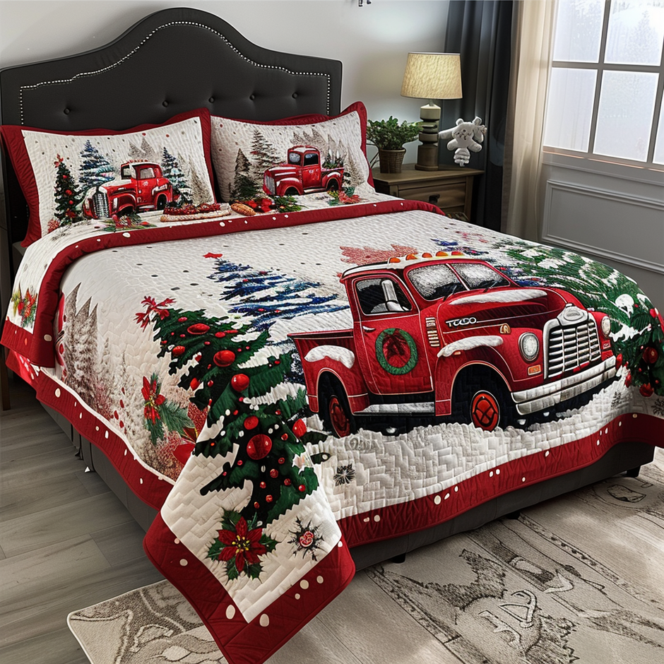Christmas Spirit Quilted Blanket NCU0TL1638