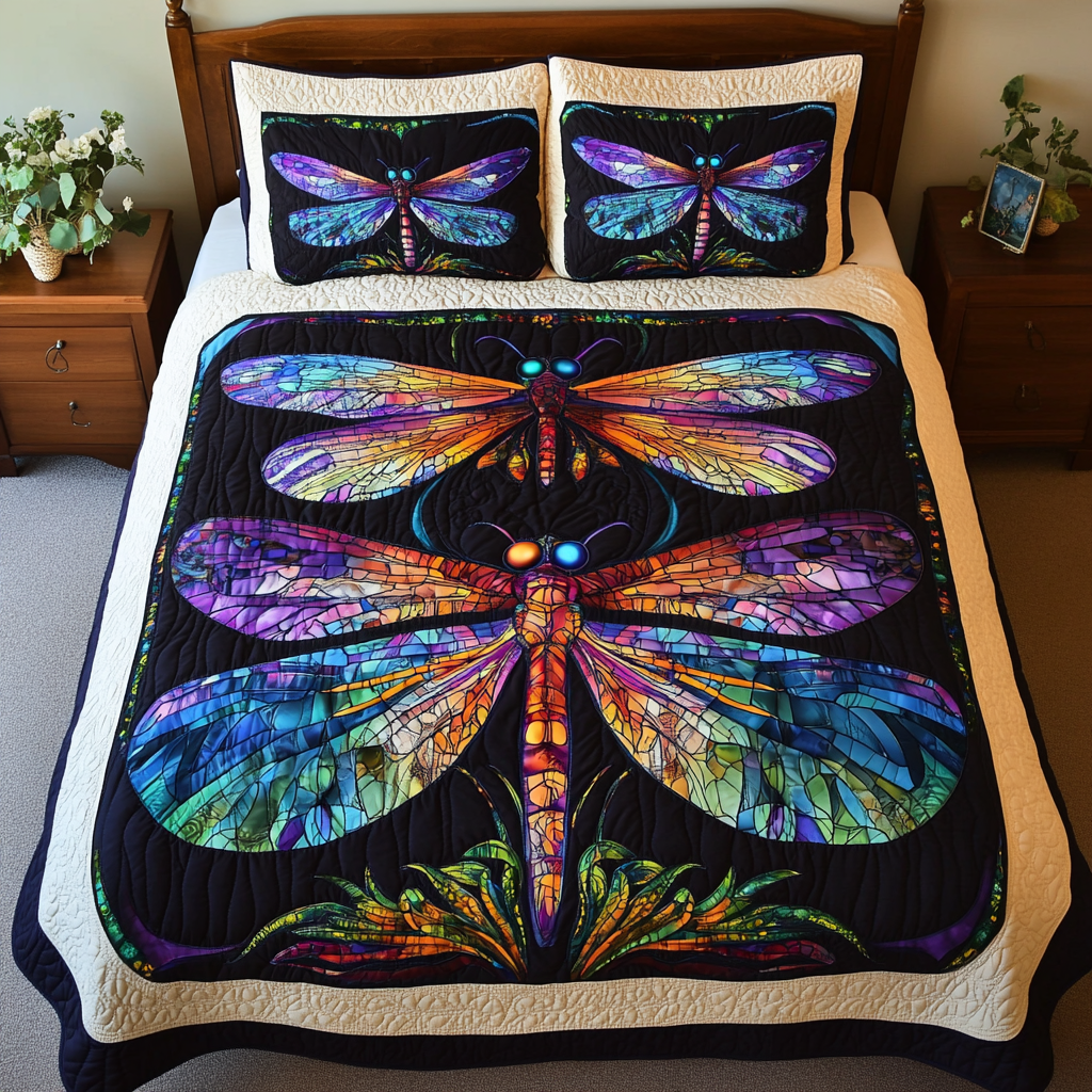 Dragonfly TAI181024321 Quilt Bedding Set