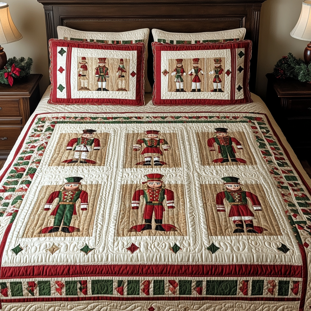 Nutcracker DAI190824254 Quilt Bedding Set