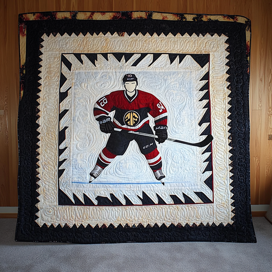 Ice Hockey DAI110225043 Quilt Blanket