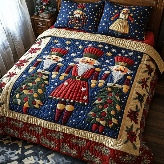 Christmas Nutcracker TAI181024186 Quilt Bedding Set