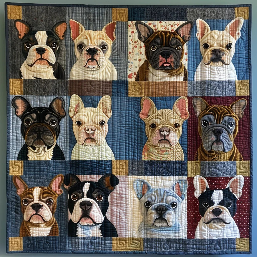 French Bulldog TAI280224130 Quilt Blanket