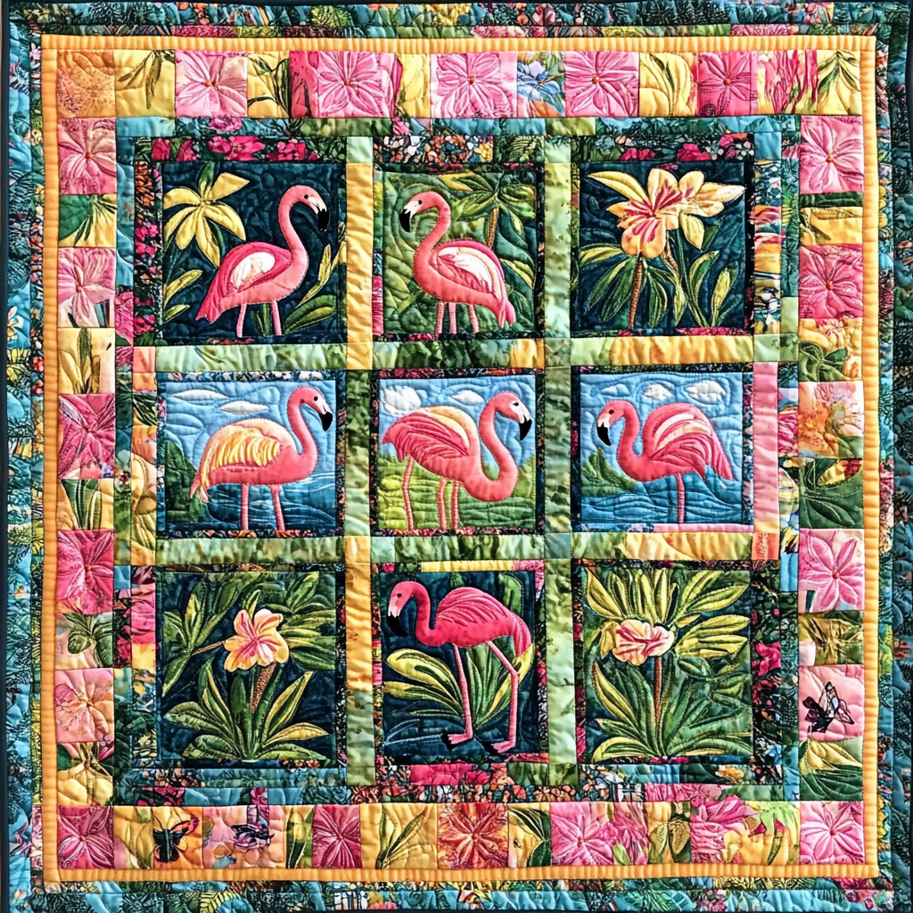 Flamingo DAI130824023 Quilt Blanket