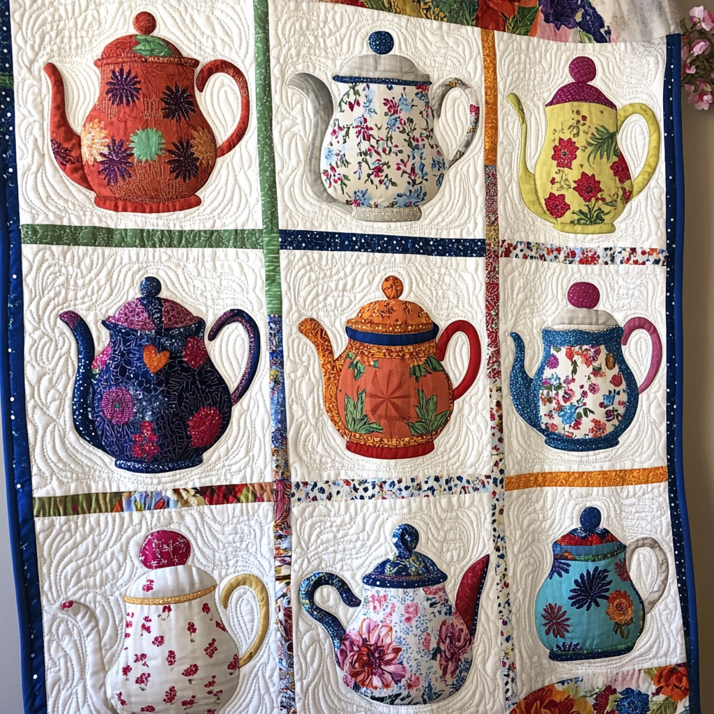 Teapot TAI041024453 Quilt Blanket