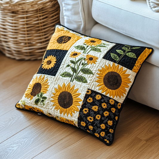 Sunflower TAI181024445 Quilted Pillow Case