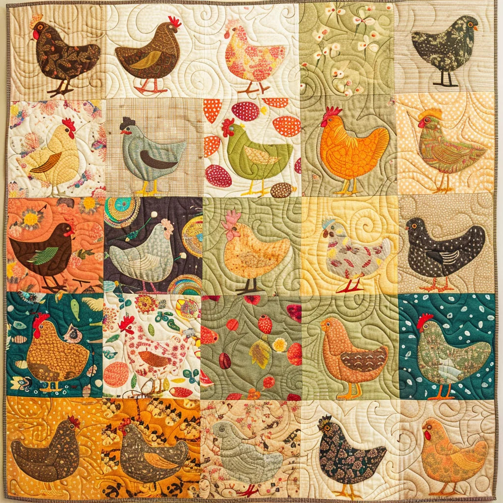 Chicken TAI030524014 Quilt Blanket