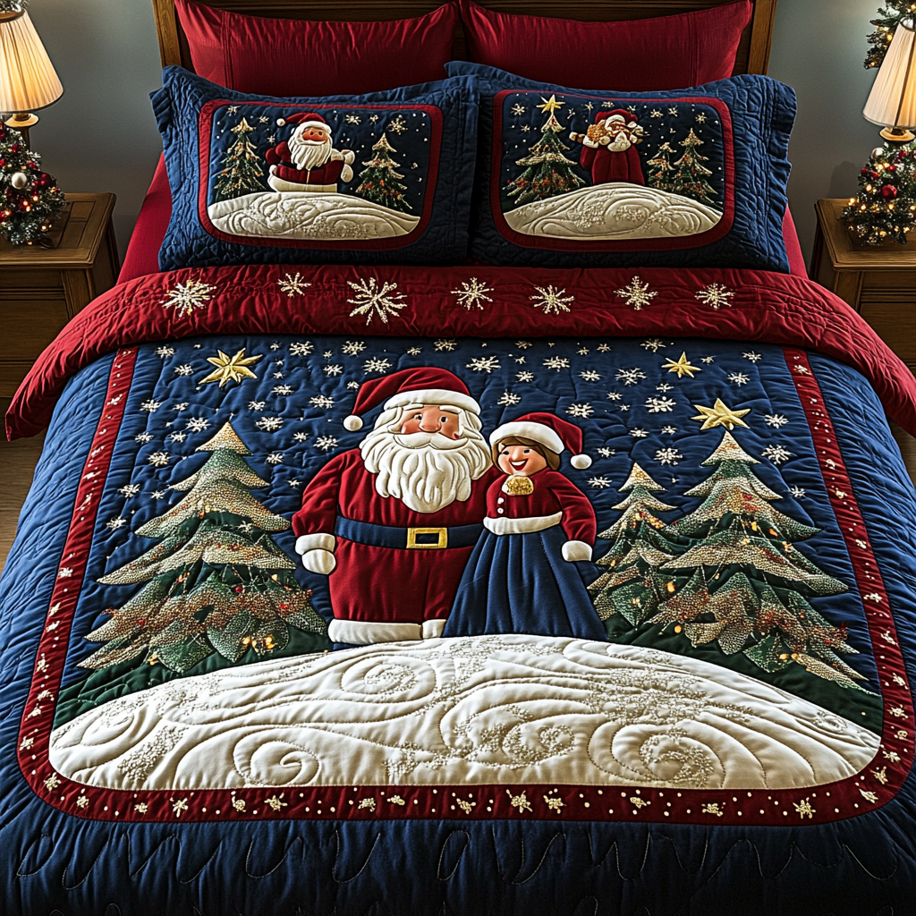 Mr And Mrs Claus DAI111124607 Quilt Bedding Set