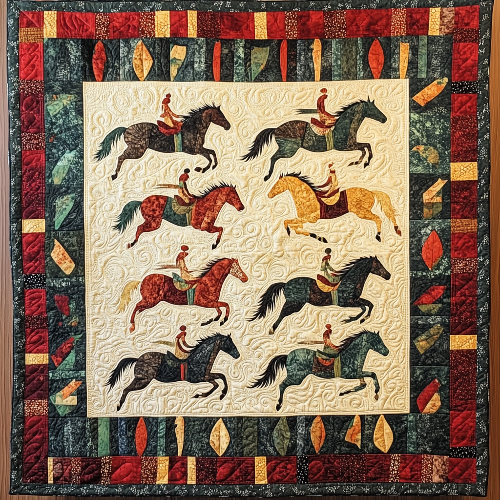 Native Horse DAI080824036 Quilt Blanket