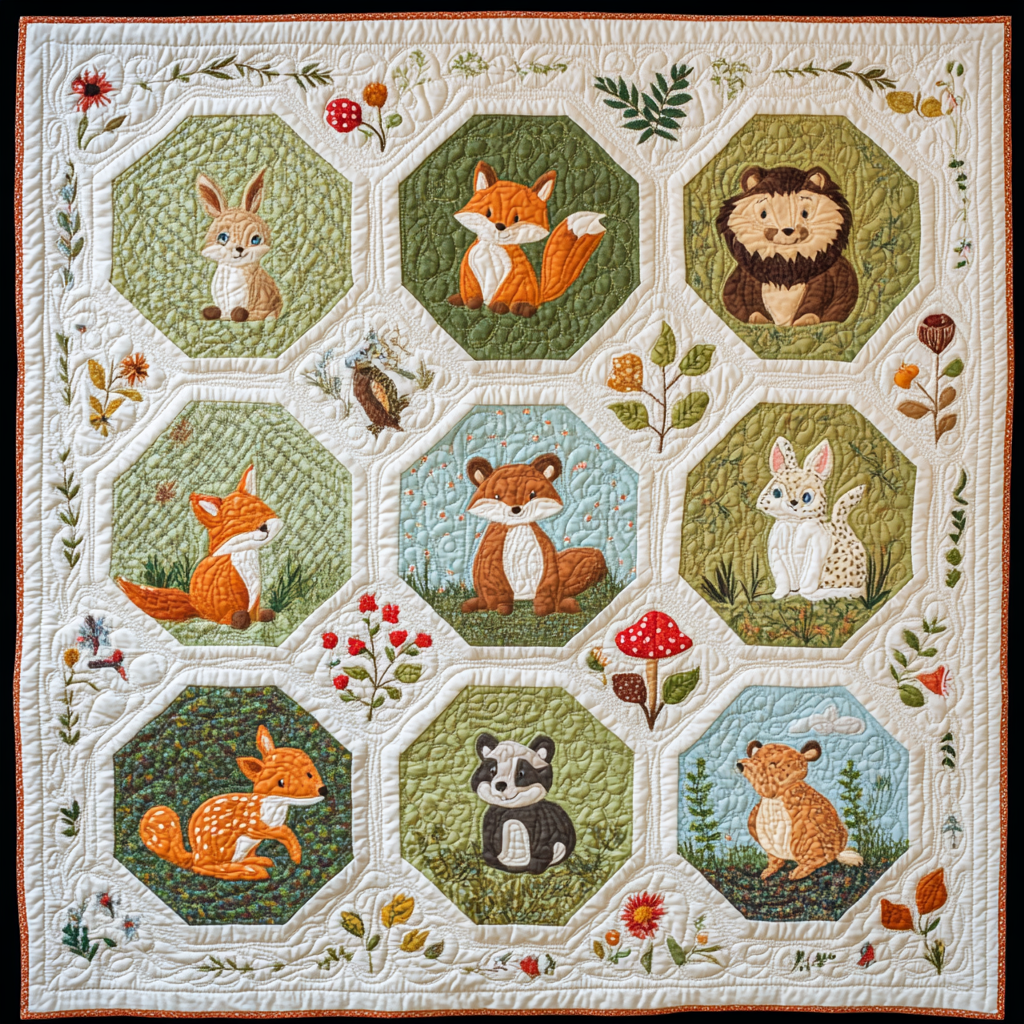 Woodland Whimsy DAI190824176 Quilt Blanket