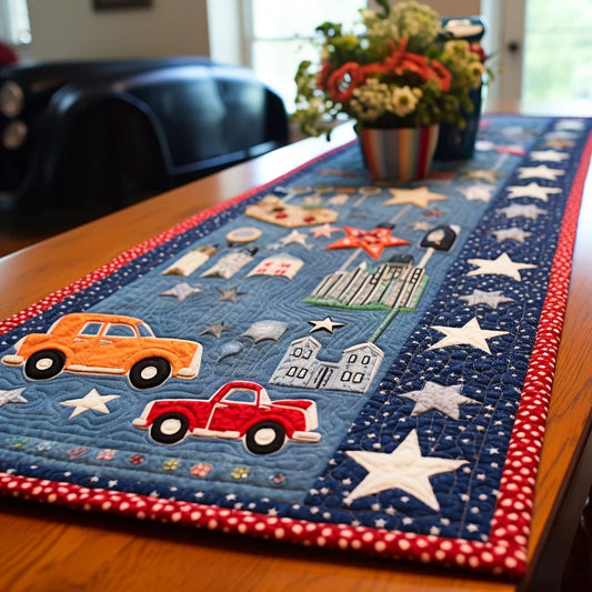 Patriotic TAI280224039 Quilted Table Runner