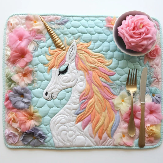 Unicorn TAI040124191 Quilted Placemats